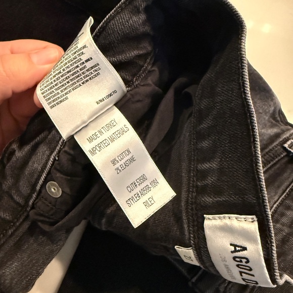 Agolde Riley High Rise Straight Jeans - Picture 7 of 7